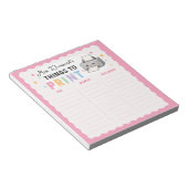 Dingen om te printen leraar planner notitieblok (Schuin)