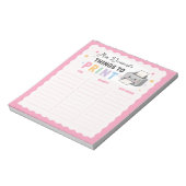 Dingen om te printen leraar planner notitieblok (Linkerzijde)
