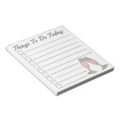 Dingen om vandaag de brutale bruidsschat te roken notitieblok (Schuin)