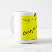 Dingen om vandaag te doen beheren Mok (Voorkant links)