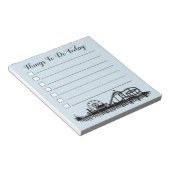 Dingen om vandaag te doen: Santa Monica Pier Calif Notitieblok (Schuin)