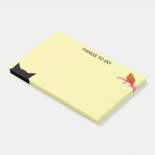 Dingen om vogel en kat te doen post-it® notes (Schuin)