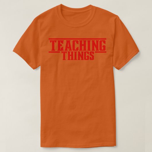 Dingen onderwijzen 2 t-shirt (Design voorkant)