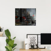 Dingen onzichtbaar Poster (Thuiskantoor)