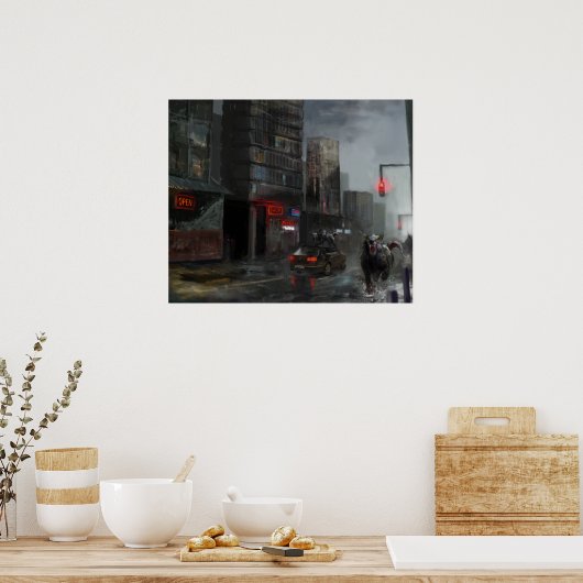 Dingen onzichtbaar Poster (Keuken)