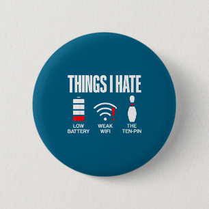 Dingen over informatica die ik haat Lage batterij Ronde Button 5,7 Cm