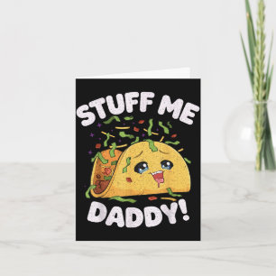 Dingen papa grappig stout taco kawaii cinco de kaart
