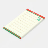  dingen te doen en Holly Berry Post-it® Notes (Schuin)