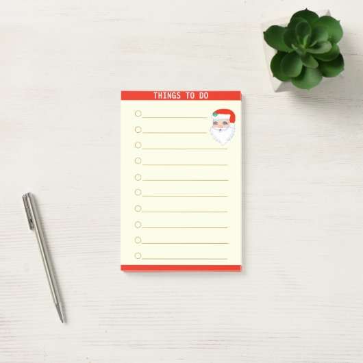 dingen te doen en kerstman post-it® notes (Kantoor)