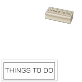 Dingen te doen notitieboek doel planner journaal  rubberstempel (Gestempeld)