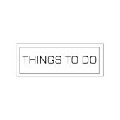 Dingen te doen notitieboek doel planner journaal  rubberstempel (Afrduk)