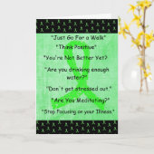 Dingen van de Ziekte van Lyme de "die ik niet" Kaart (Gele Bloem)