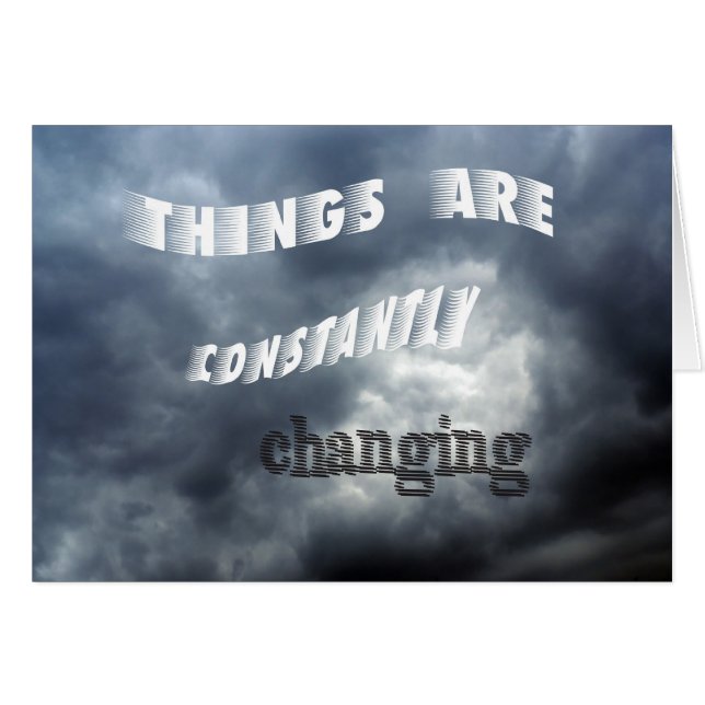 Dingen veranderen (Voorkant Horizontaal)