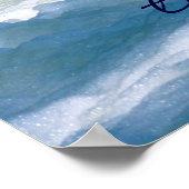 Dingen veranderen, Waterval Water Motivatie Print (Hoek)