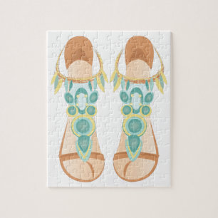 Dingen voor schoenen legpuzzel