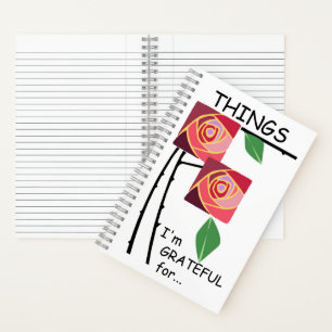 Dingen waar ik dankbaar voor ben notitieboek