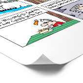 Dingen waar ik dol op ben van de Sunshine Coast, B Poster (Hoek)