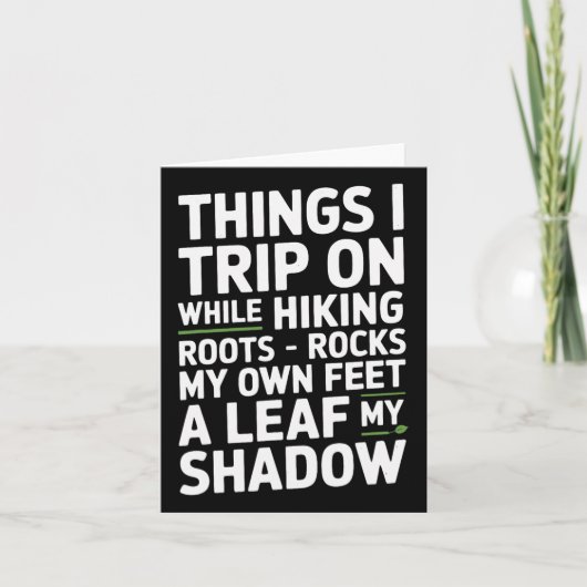 Dingen waar ik op reis terwijl het wandelen wortel kaart (Voorkant)