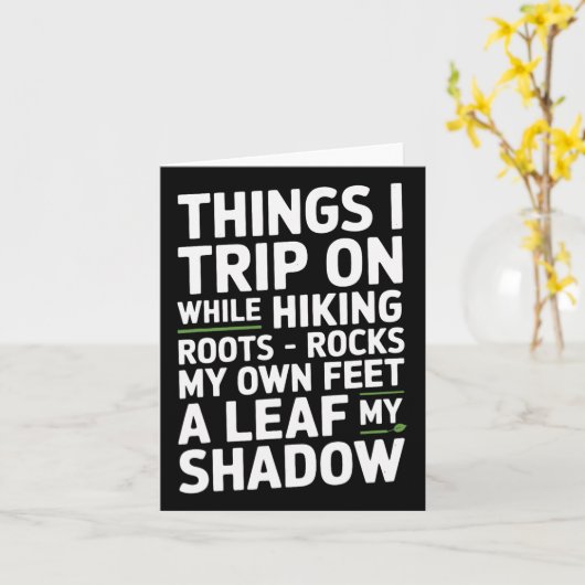 Dingen waar ik op reis terwijl het wandelen wortel kaart (Gele Bloem)