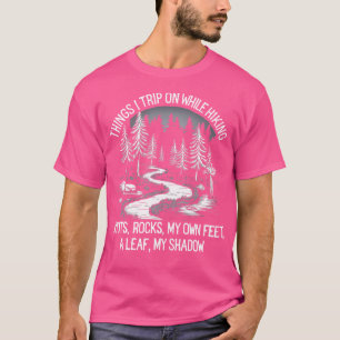 Dingen waar ik op reis terwijl het wandelen wortel t-shirt