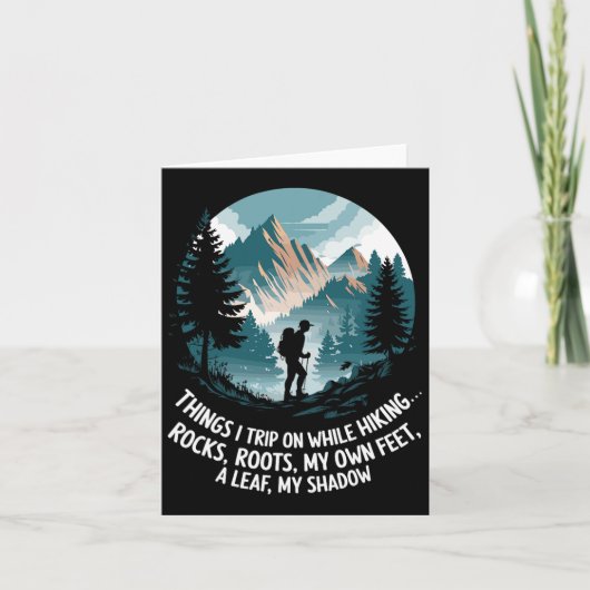 Dingen waar ik op reis tijdens het wandelen kaart (Voorkant)