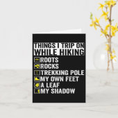 Dingen waar ik op reis tijdens het wandelen Roots  Kaart (Gele Bloem)