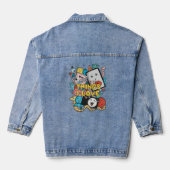 Dingen waar ik van hou - Graffiti Drawing Denim Jacket (Achterkant)