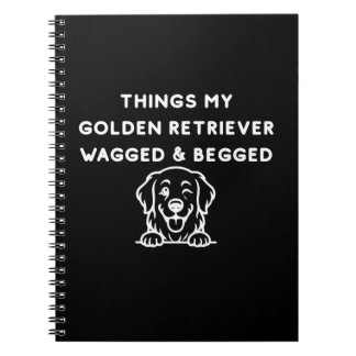 Dingen waar mijn Goudkleurige Retriever enthousias Notitieboek