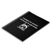 Dingen waar mijn Husky naar huilde & ontsnapte Notitieboek (Linkerzijde)