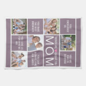 Dingen waar we van houden bij je mam Foto Collage Theedoek (Horizontaal)