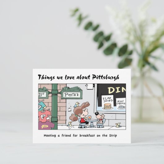 Dingen waar we van houden, die van Pittsburgh - de Briefkaart (Staand voorkant)