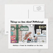 Dingen waar we van houden, die van Pittsburgh - de Briefkaart (Voorkant / Achterkant)