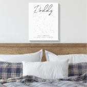 dingen waar we van houden over je papa canvas druk (Insitu (Slaapkamer))