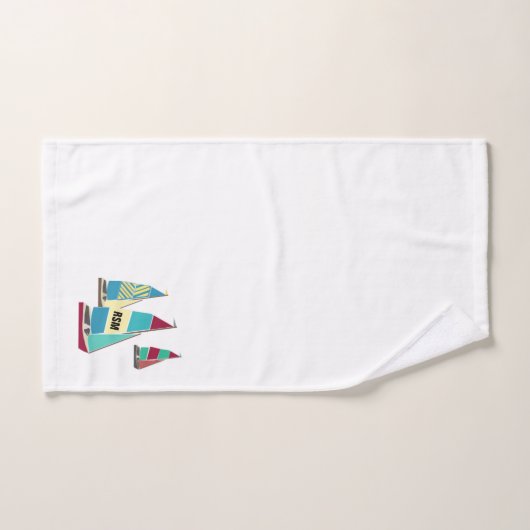  dinghies bad handdoek (Handdoek)