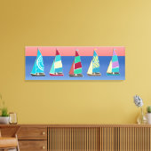  dinghies canvas afdruk (Insitu (Woonkamer))