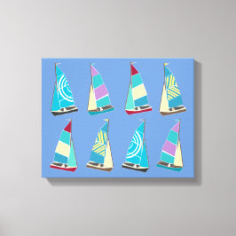  dinghies canvas afdruk