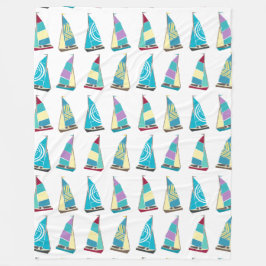  dinghies fleece deken