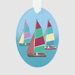 dinghies foto ornament