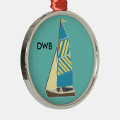 dinghies metalen ornament (Rechts)
