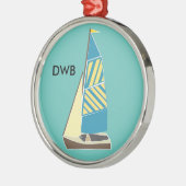 dinghies metalen ornament (Links)