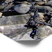 Dinghy op Guernsey Poster (Hoek)