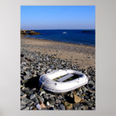 Dinghy op Guernsey Poster (Voorkant)