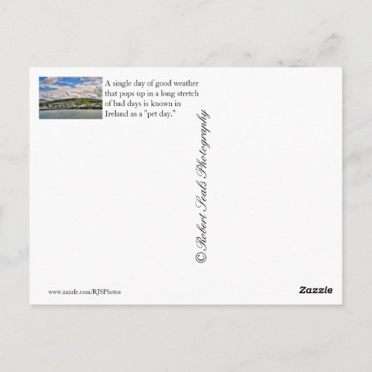 Dingle, Briefkaart Ierland (Achterkant)