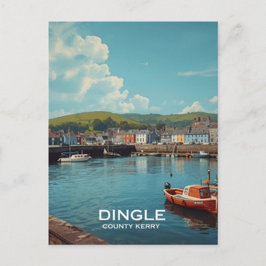 Dingle Ierland Briefkaart (Voorkant)