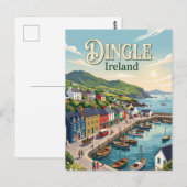 Dingle Ierland Briefkaart (Voorkant / Achterkant)