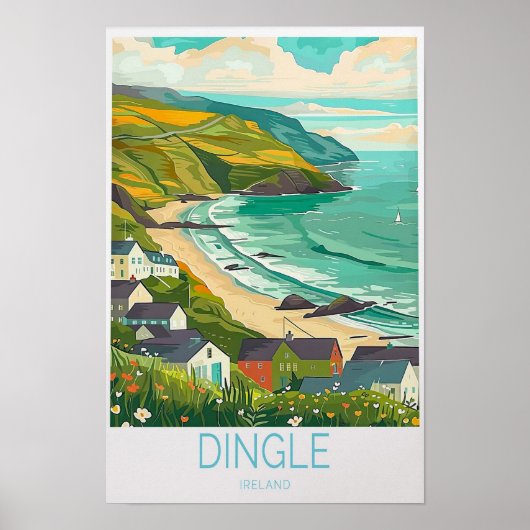 Dingle Ierland Poster Ierland Print (Voorkant)