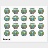 Dingle Ierland Ronde Sticker (Vel)