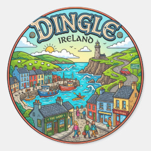 Dingle Ierland Ronde Sticker