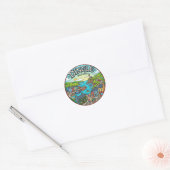 Dingle Ierland Ronde Sticker (Envelop)