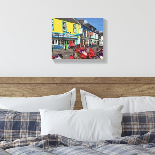 Dingle Ierland verpakt Canvas (Insitu (Slaapkamer))
